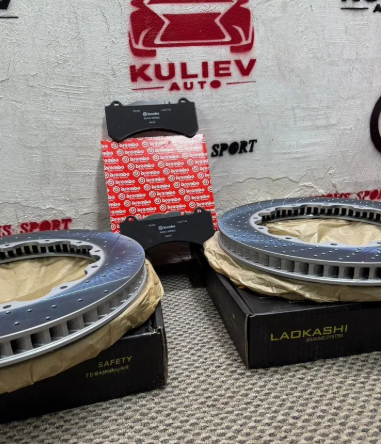1 Тормозные роторы Brembo GT6 405×34 мм K62 — комплект 2 шт.