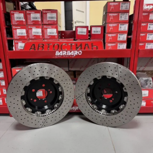 brembo-c63-amg-390x36-pair Пара перфорированных тормозных дисков 390×36 мм для Mercedes C63 AMG